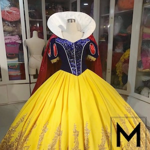 Snow White Royal Inspired, Disney Princess, Disney Ballgown, Adult Snow White Costume, Disney Inspired Dress Ballgown