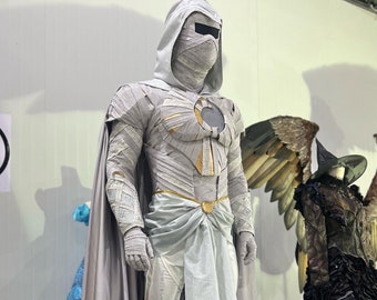 Full Set Moon Knight Costume High Quality Handmade - Cosplay Moon Knight Suit Superhero