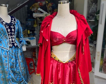 Jasmine red costume - Jasmine Adult Cosplay, Jasmine Costume, Disney Costume