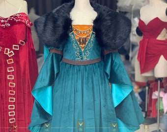 The Merida Costume for Adult Princesses Cosplay - Etsy