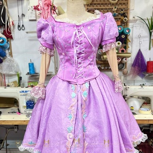 Princess Rapunzel, Dress Rapunzel, Disney cosplay, dress princess