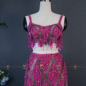 The Pink Costume 1989 from the show inspiration - Cosplay Costume-  eras outfit