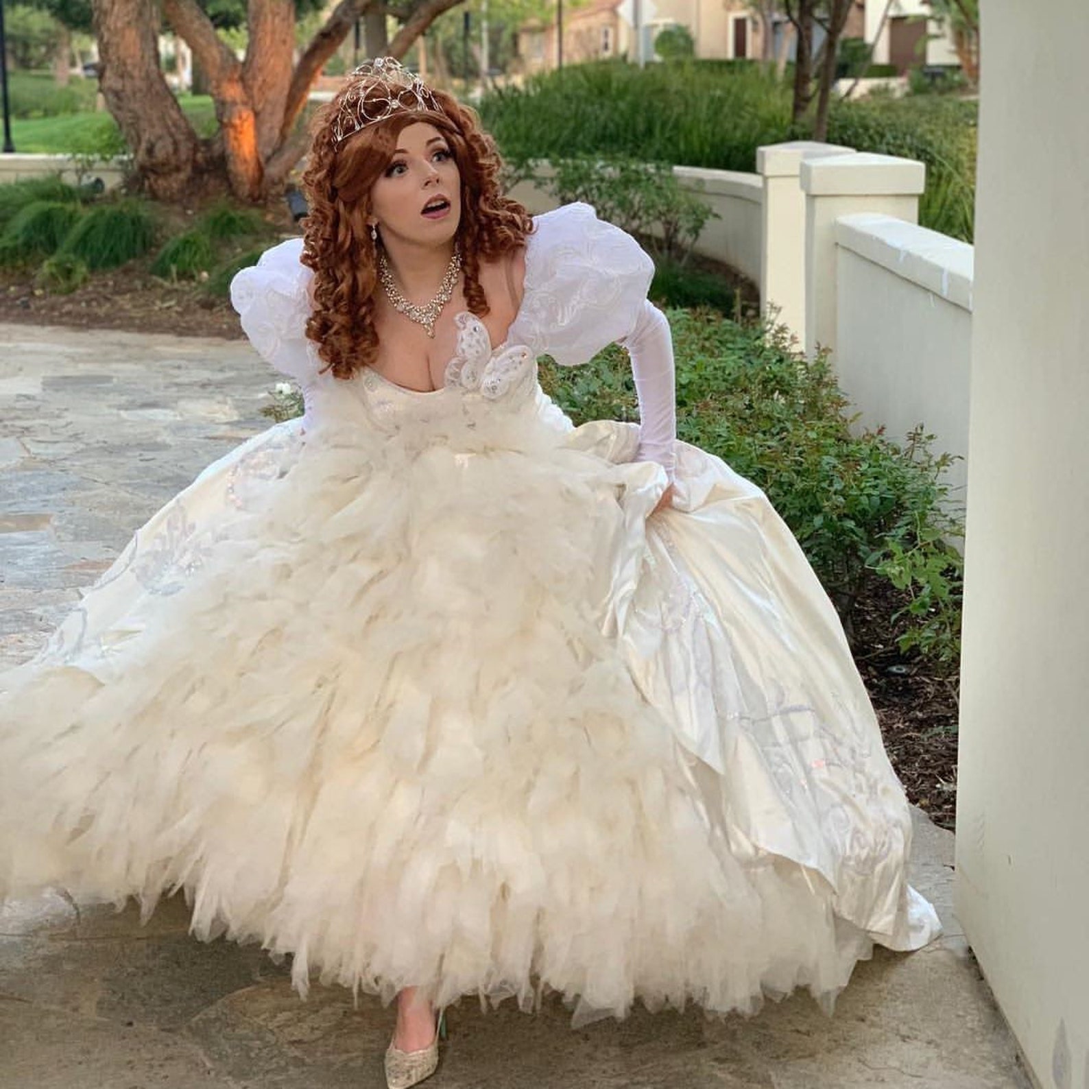 Giselle Wedding Dress Enchanted film Disney character | Etsy