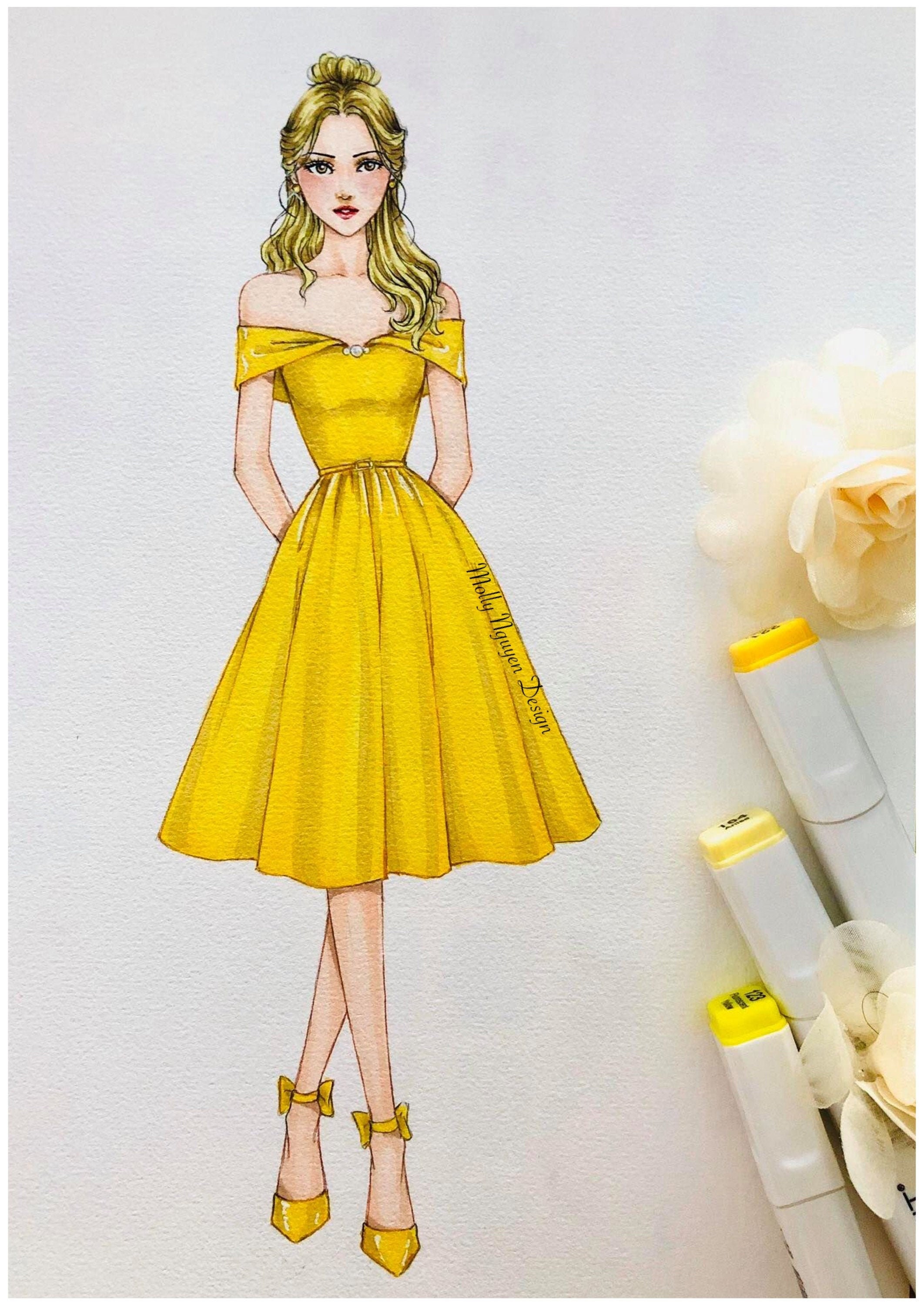 Belle Disneybound - Etsy