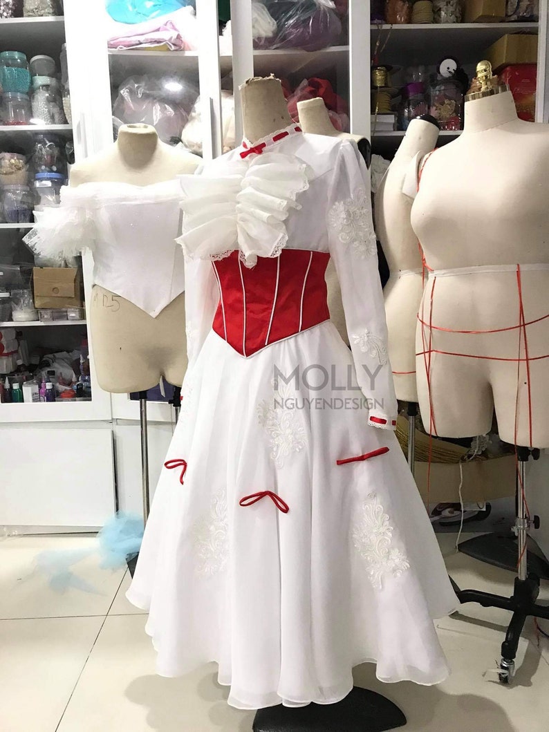 Mary Poppins Cosplay Dress image 9