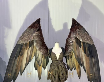 Giant Mechanical Wings Maleficent cosplay, Articulated Wings with remote control of the Maleficent, Cosplay Costume Big wings Moving 4m2