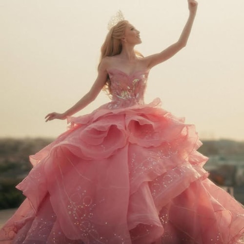 open lace back dress Amazon.com: Disguise Wicked Glinda Costume, Deluxe Official Wicked Pink  Glinda Dress Costume Dress for Women, Size (4-6) : Clothing, Shoes & Jewelry
