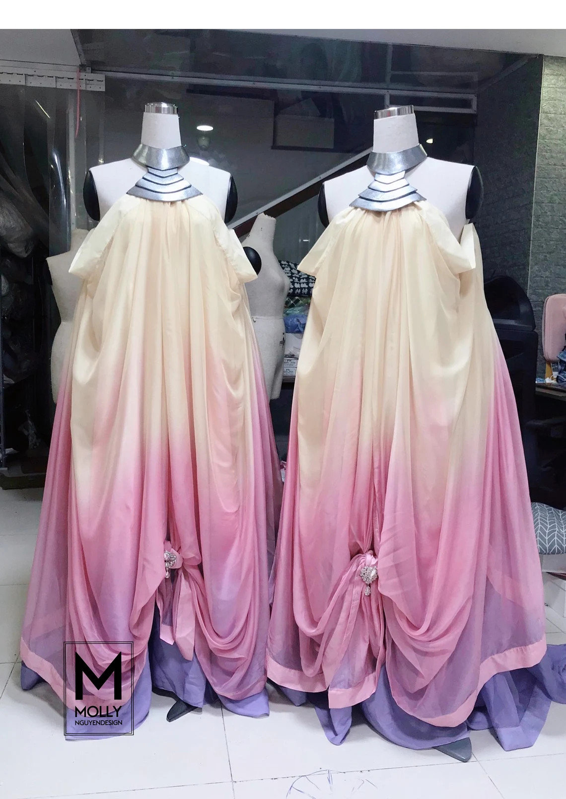 Padme Lake Dress Padme Adult Gown Costume Inspired Stars Wars Cosplay Padme Amidala