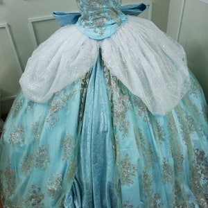 Cinderella Kleid, Disney Prinzessin, Cinderella Kostüm, Disney Erwachsene Kostüm Cosplay, Disney inspiriertes Kleid