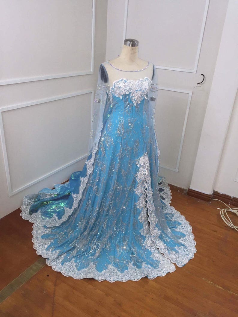 Elsa Frozen costume inspiration from Nikita Disney costume | Etsy