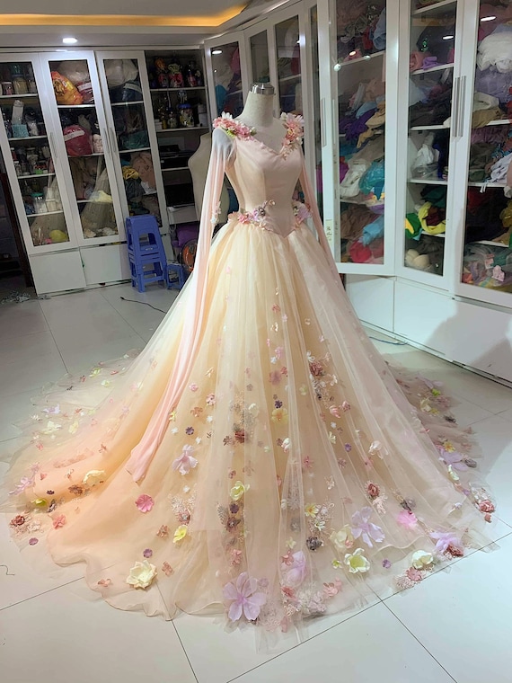 Vestido inspirado en Aurora Traje de la Bella Durmiente - Etsy México
