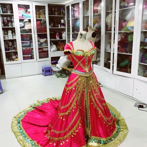 Costume di coppia Principe Aladino e principessa Jasmine per adulti