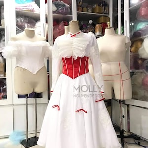 Mary Poppins Cosplay Dress image 1