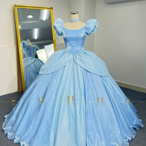 Blue Cinderella Dress, Disney Princess Inspired, Princess Cosplay