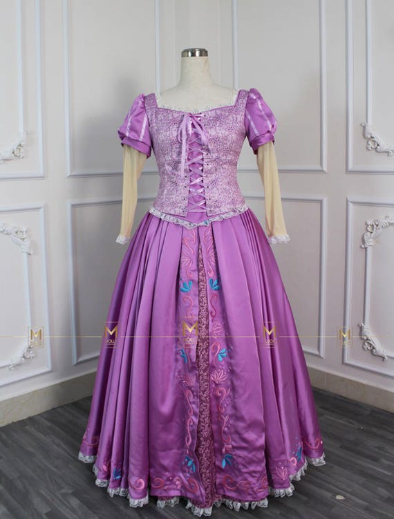 ラプンツェル ドレス 大人、ラプンツェル プリンセス コスチューム