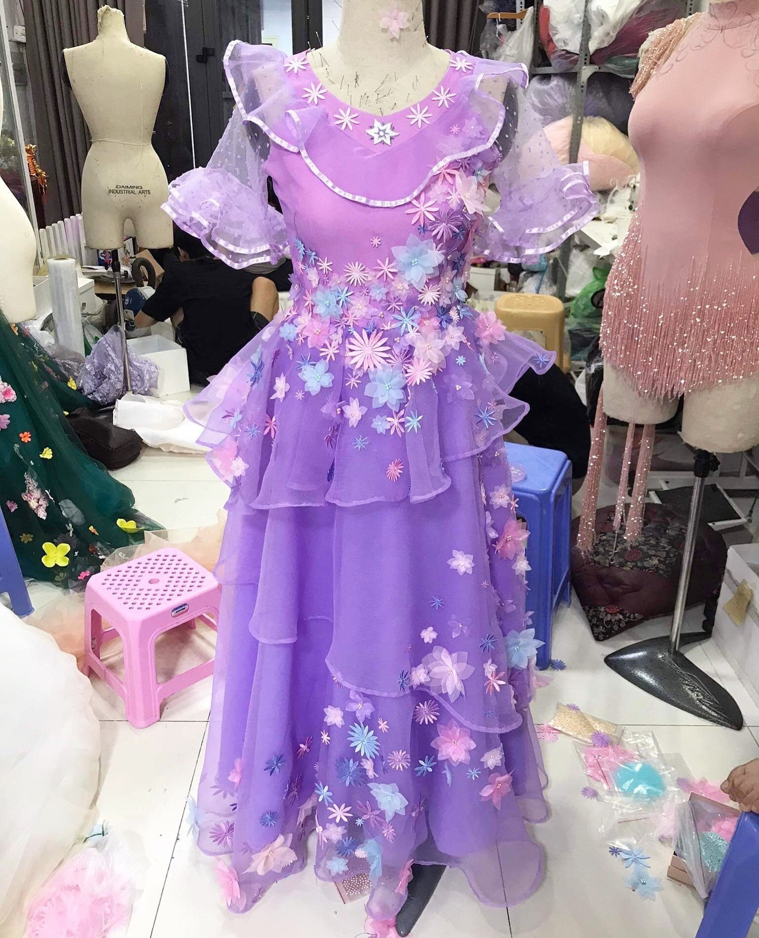 Isabela Madrigal, costume adulto Isabela Encanto, Costume ispirato Disney,  Isabela DRess, -  Italia