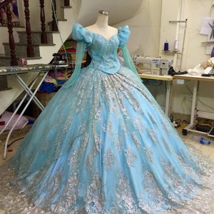 Sparkly Ariel Princess dress Inspired, Disney Princess, Ariel cosplay costume adult from The Little Mermaid