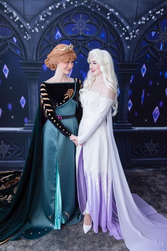 Regina Elsa Adult Costume ispirato, Abito bianco Elsa, Elsa Frozen 2 Adult  Costume, Elsa Frozen 2 Dress, Elsa Spirit DRess - Etsy Italia