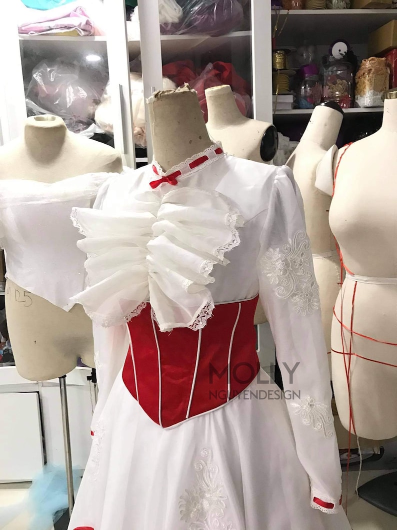 Mary Poppins Cosplay Dress image 4