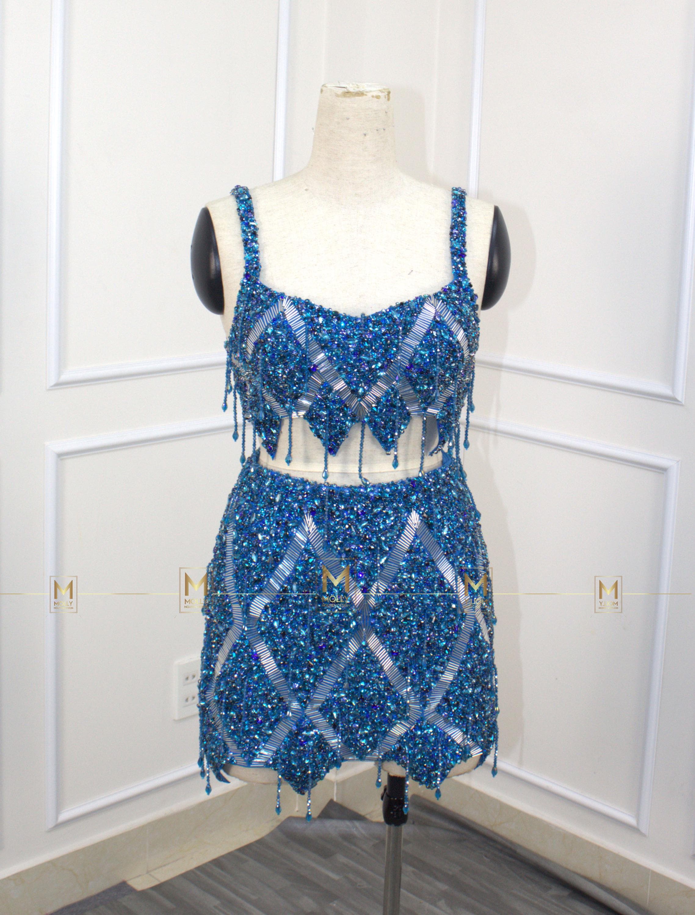 blue 1989 dress Taylors Braless Lace Asymmetrical Mini 499_dresses_reg Size:BOYS S This timeless Barbie