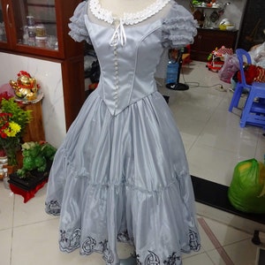 Alice Costume, Alice adult Costume, Disney Cosplay Dress, Alice 2 Costume, Alice In Wonderland Costume, Disney Inspired,