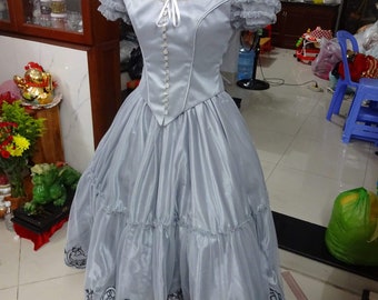 Alice Costume, Alice adult Costume, Disney Cosplay Dress, Alice 2 Costume, Alice In Wonderland Costume, Disney Inspired,