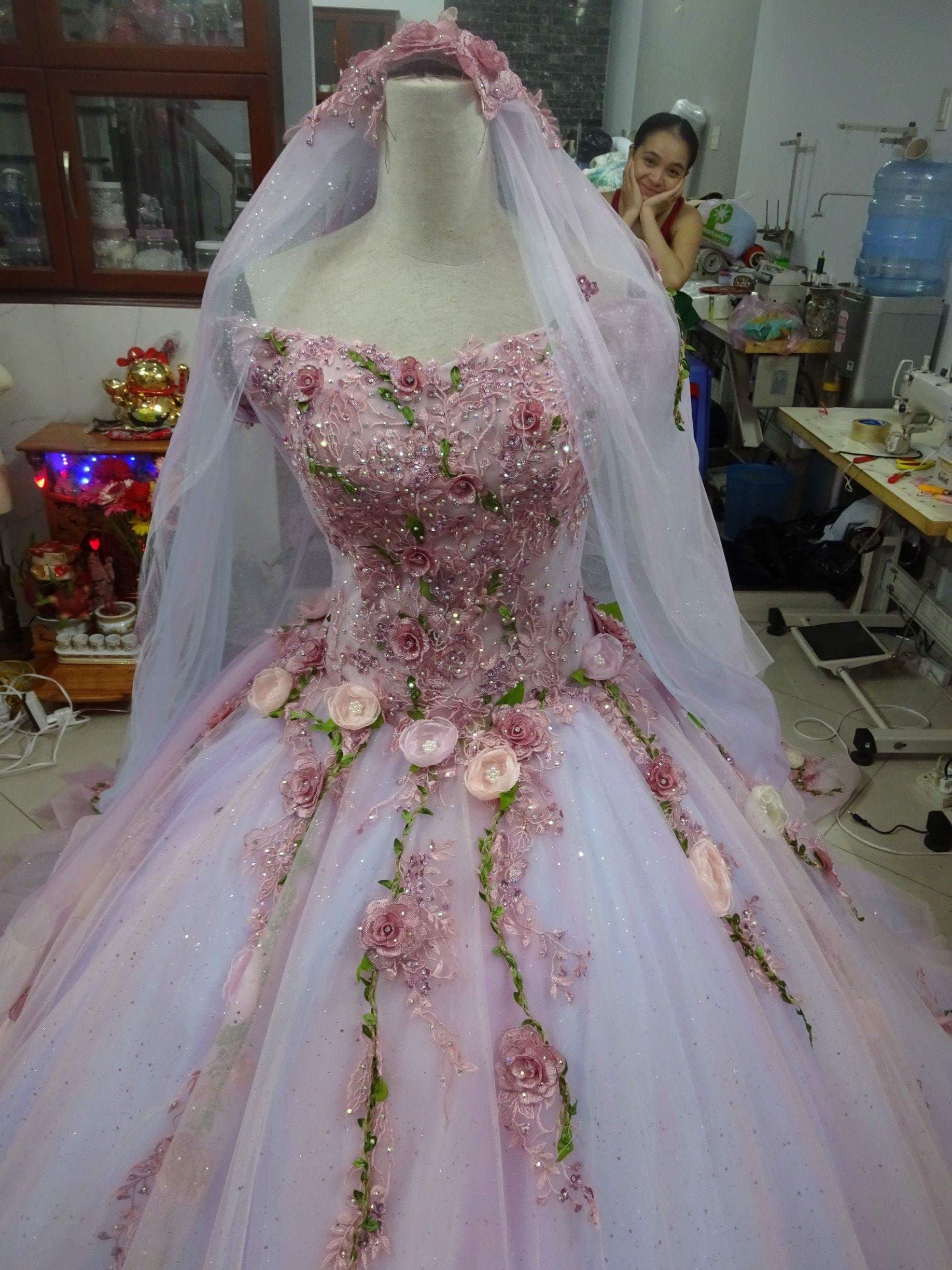 Rapunzel Azaleas Dolls Wedding Dress Design Doll wedding dress, Fairy dress, Designer wedding dresses