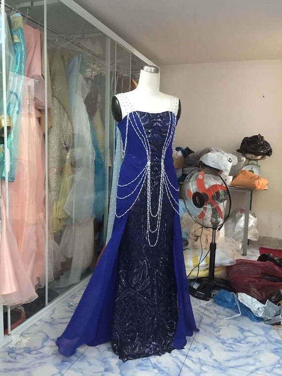 anastasia blue dress