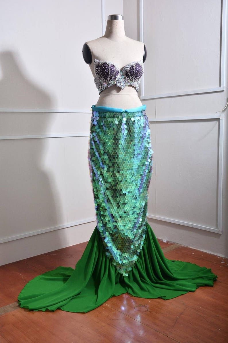Halloween Costume Little mermaid tail Ariel costume Etsy