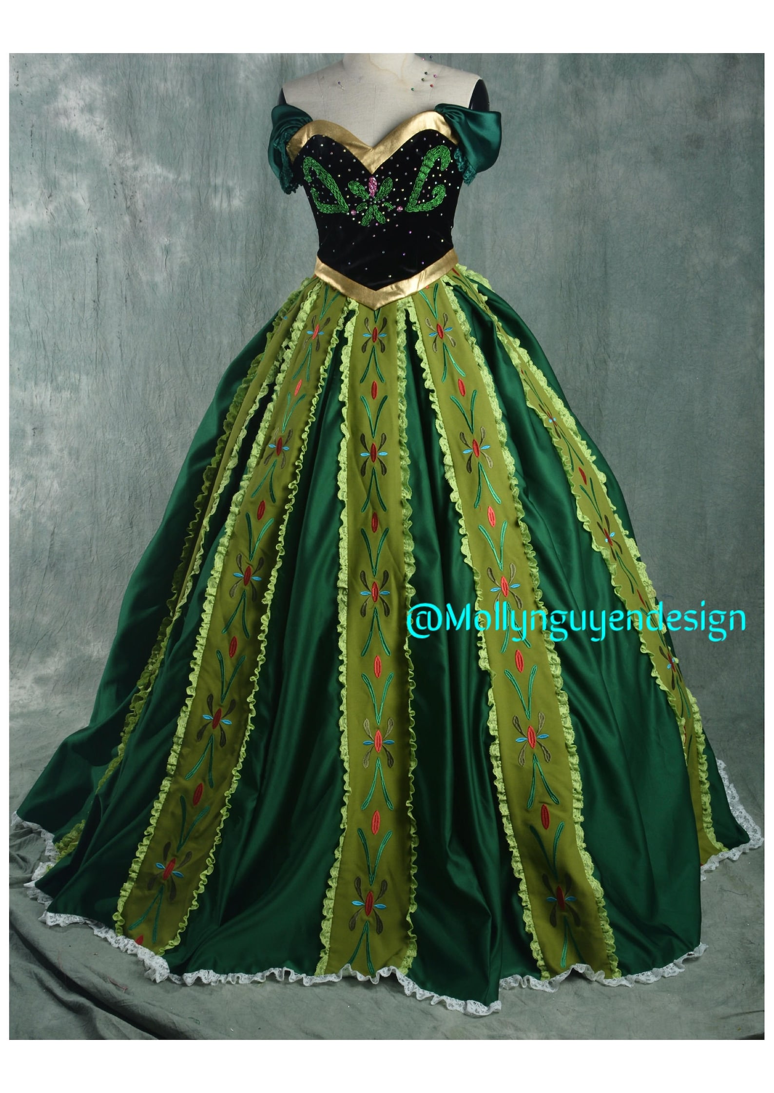 anna coronation day costume