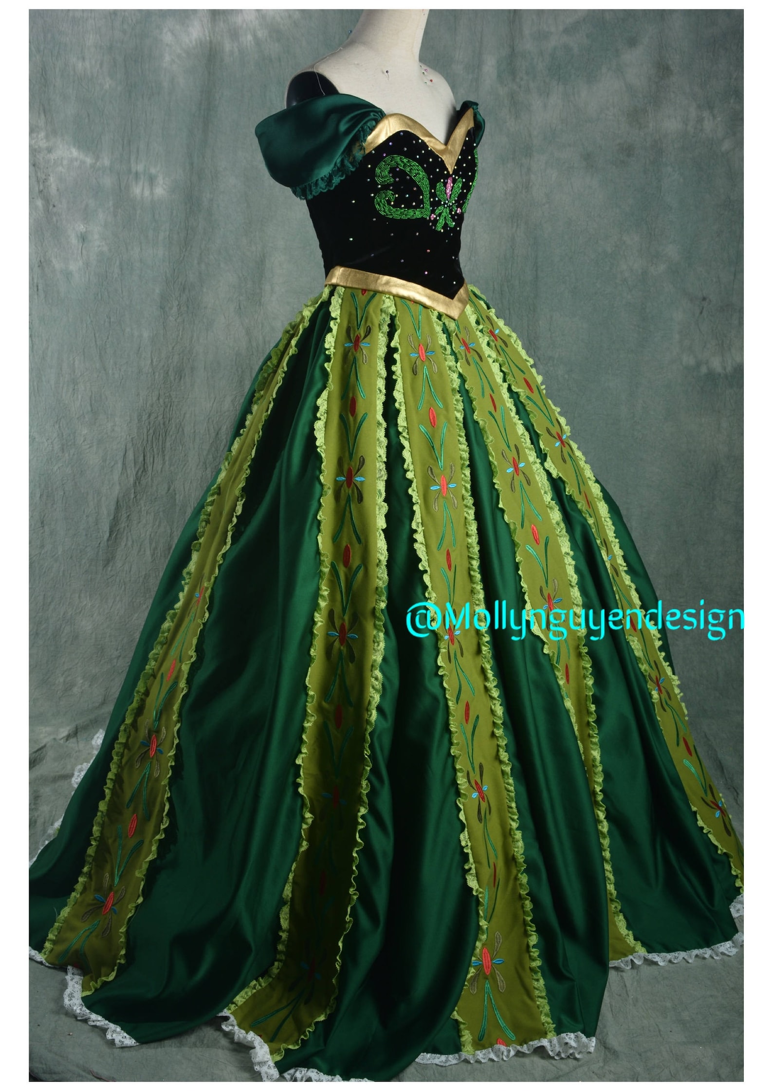 anna coronation day costume