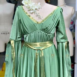 Princess Dress, The Scoundrel Dress, Leia Outfit, The Scoundrel Cosplay, Cosplay Dress Green