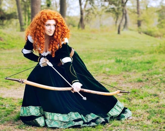 Robe adulte Merida Costume Merida inspire des adultes Merida Princess Cosplay Merida Brave Cosplay Etsy Canada