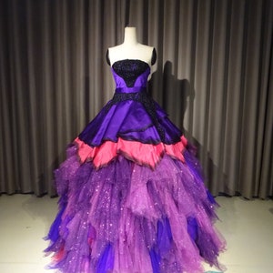 Mal Ballgown - Mal Descendants 2 - Mal Dress - Cosplay Movie - Cosplay character