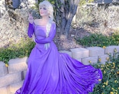 パープルエルサドレス - エルサ風コスチューム - アナと雪の女王2