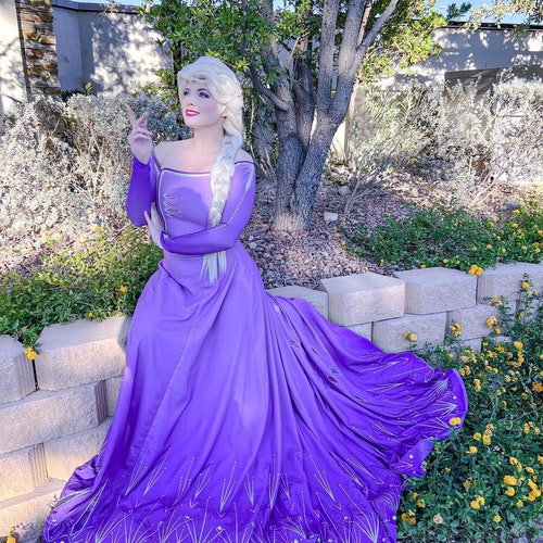 Vestido Elsa Púrpura Disfraz Inspirado en Elsa Frozen 2 - Etsy España Vestido Elsa Púrpura Disfraz Inspirado en Elsa Frozen 2 - Etsy España