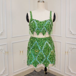 green bridesmaid dresses pinterest One Shoulder Matcha Long Dress with Sash – Ohmollydress Lace beach wedding dress