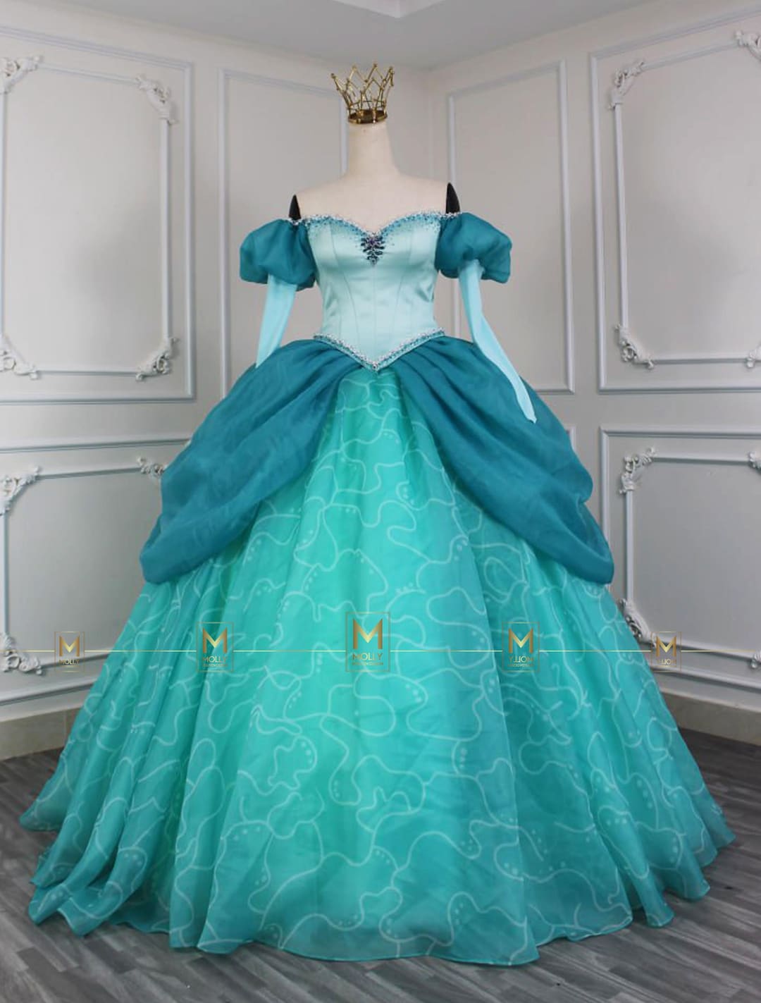 ariel blue dress cosplay Ariel Blue Dress Cosplay Costume