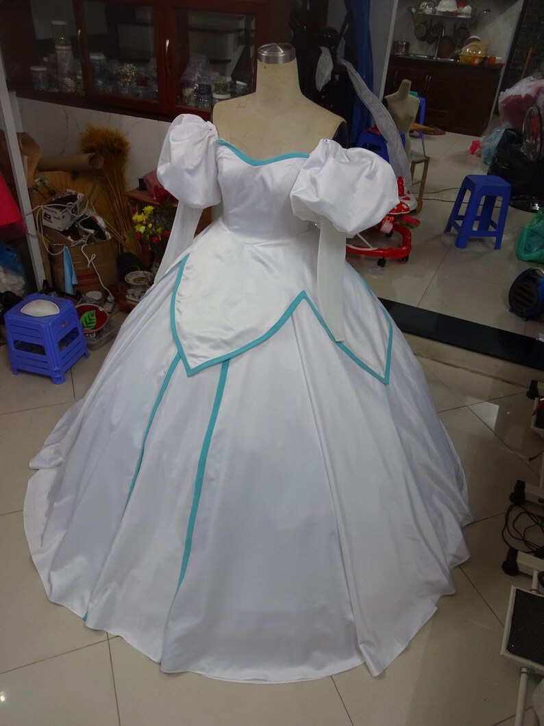 Ariel Wedding Dress Little Mermaid Wedding Disney Costume | Etsy