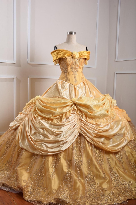 Sparkly Belle Costume Beauty and the Beast Inspired Disney Princess Costume  -  Sweden