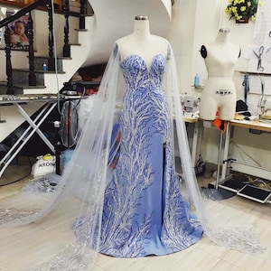 Elsa Sparkly Fashion Costume Inspired, Elsa Cosplay Dress, Elsa Blue  Frozen Costume, Disney Costume, Elsa Adult costume