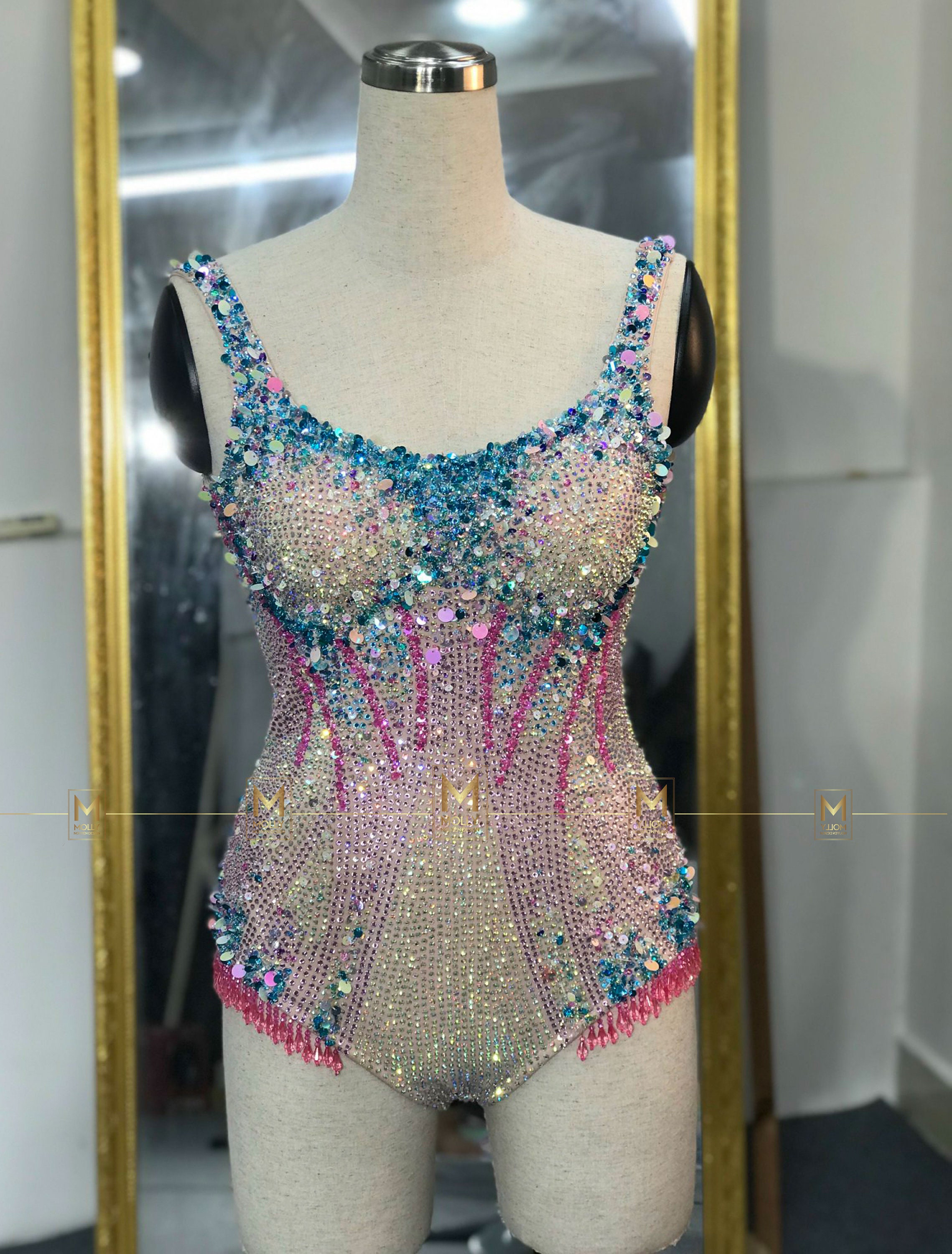 Full Set Beading Lover Body Suit Costume Cosplay - Inspired Bodysuit ...