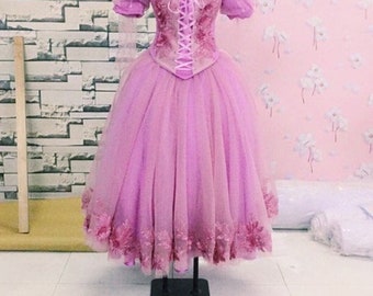 Rapunzel Dress Adult, Rapunzel princess Costume, Rapunzel Cosplay Costume, Tangled, Disney Inspired Princess Dress,