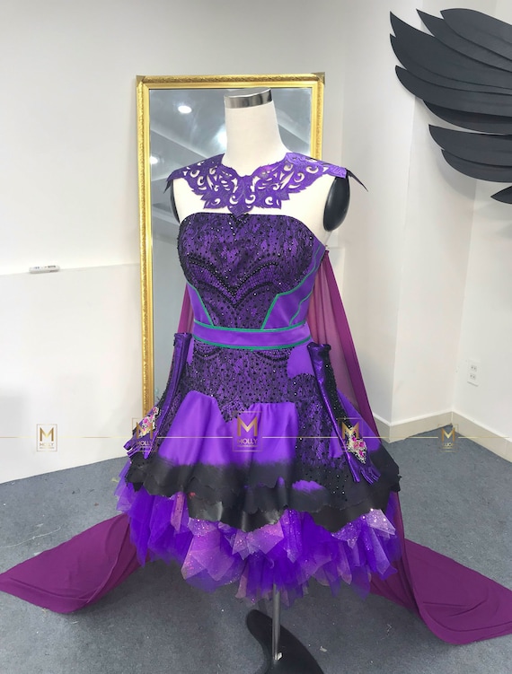 party city mal dress Best Mal Cosplay Costume from Halloween City