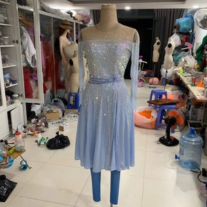Elsa Frozen 2 Inspired Dress under,  Disney Princess Inspired,  Frozen 2,  Disney Character, Elsa Blue Dress,