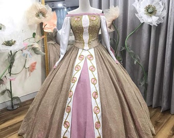 The Anastasia Costume Outfit for an Adult with sparkler fabric – Cosplay Dress
