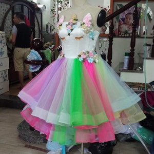 Unicorn Princess Costume Etsy UK