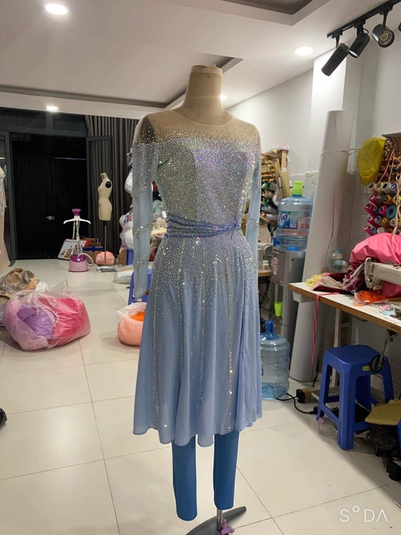 Elsa dark blue clearance dress