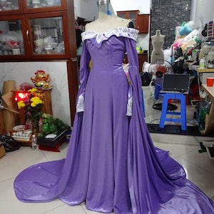 Costume inspired from Guinevere’s- Cosplay Costume - Lillac Wedding dress