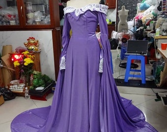 Costume inspired from Guinevere’s- Cosplay Costume - Lillac Wedding dress